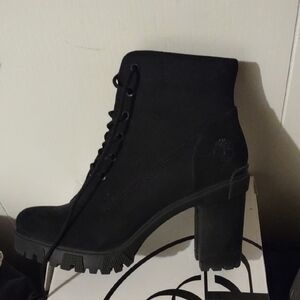Timberland Women's Black Heeled Boots